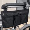 Wheelchair Side Storage Bag with Multiple Pockets Organizer for Medical Supplies Accessories Compact Storage Solution