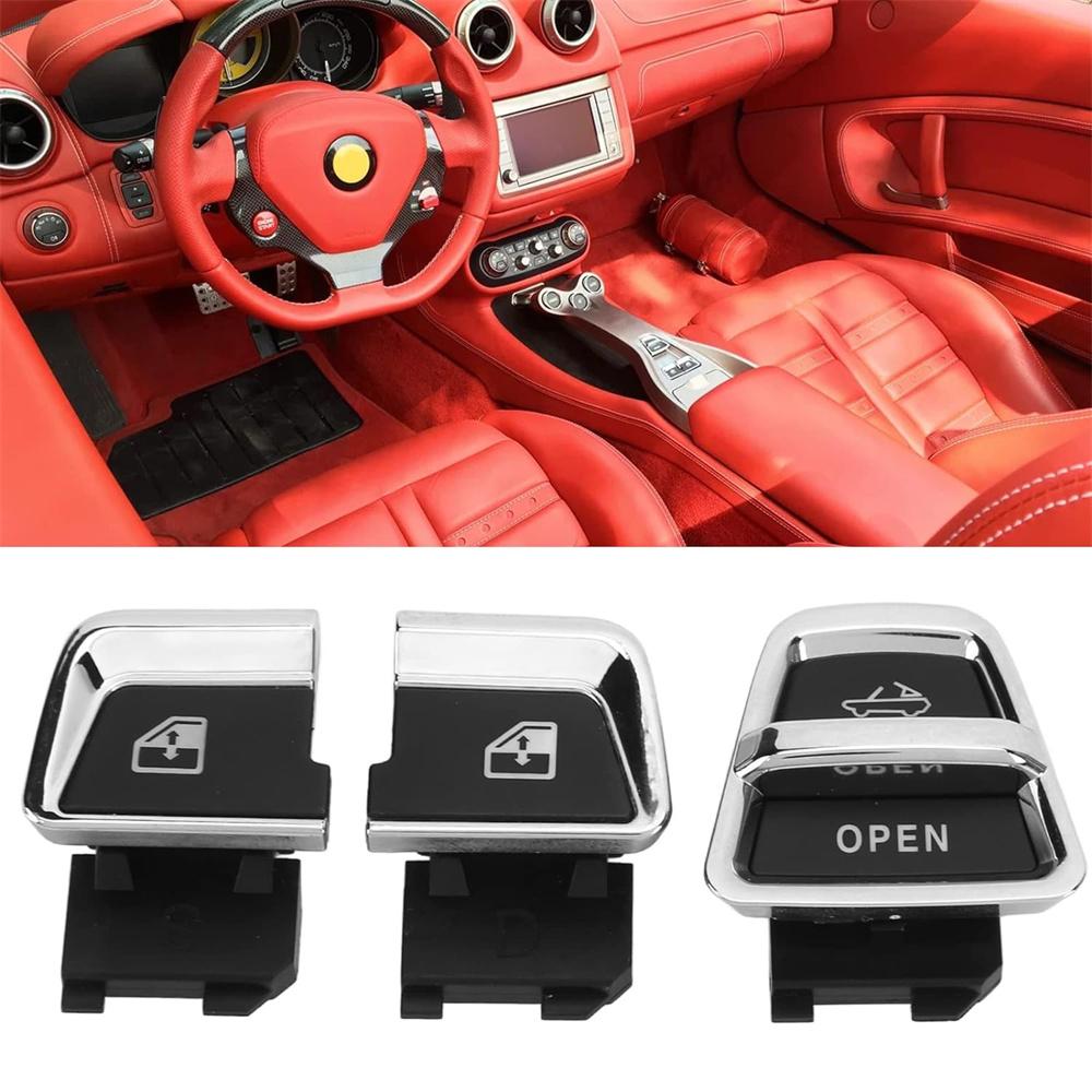 Left Right Roof Control Power Window Button+bracket For Ferrari California 09-14 86257400 86257300 86257200