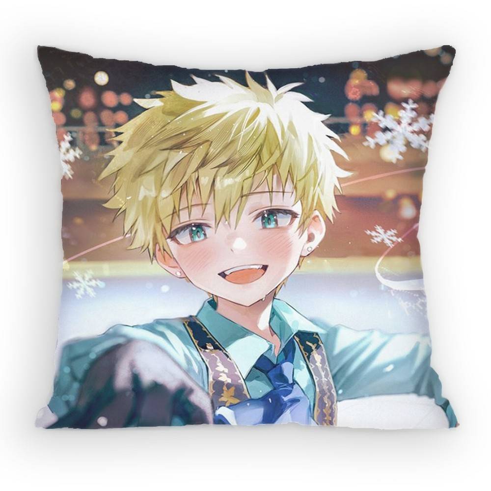 Anime Medalist Pillow Case Sofa Living Room for Bedroom Car Headboard Backrest Cushion Square Cushion Nap Time