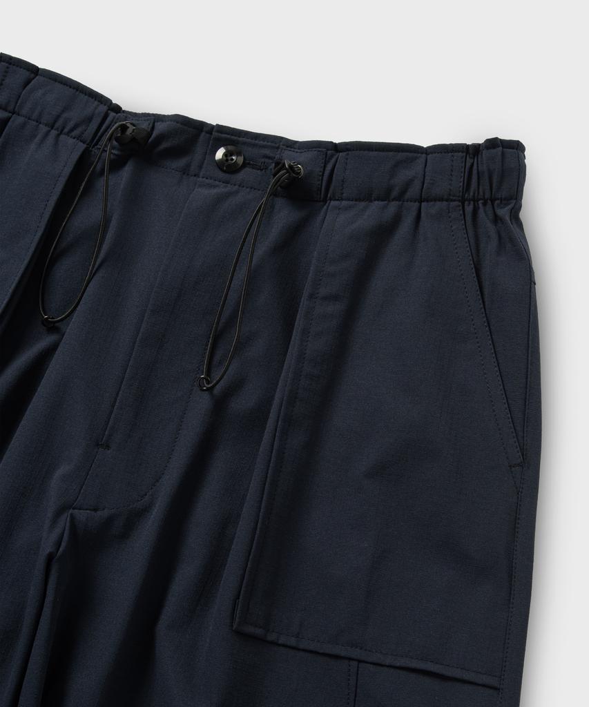 NONBLANK Elastic Waist Fatigue Pants_Dark Navy