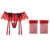 Garter Set Lace Sexy Stockings Seduction Perspective Long Barrel Garter Socks Hot Adult Sex Underwear