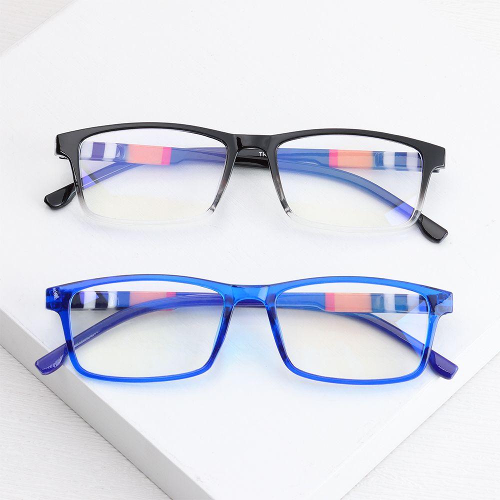 Fashion Anti-Blue Light Reading Glasses Ultra-Light Eye Protection Readers Eyewear Unisex Stripe Comfortable Presbyopia Glasses