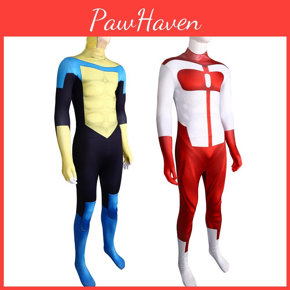 Unbesiegbarer Held Unisex Cosplay Outfit Bequemer Polyester-Spandex Body für alle Altersgruppen