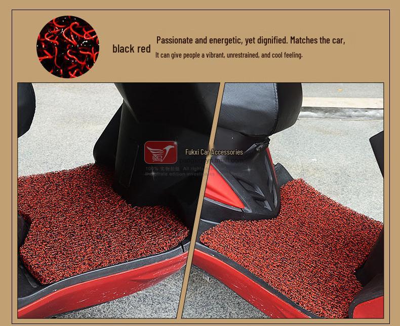 Non-Slip Thickened Foot Pad for Zongshen Piaggio Typhoon Electric Motorcycle