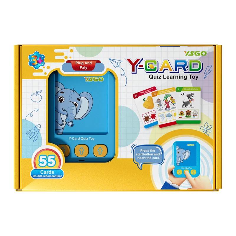 Early Education Flash Card English Russian Educational Talking Flashcards Designed for Kid Preschool Electronic Toddlers Audio Book Machine