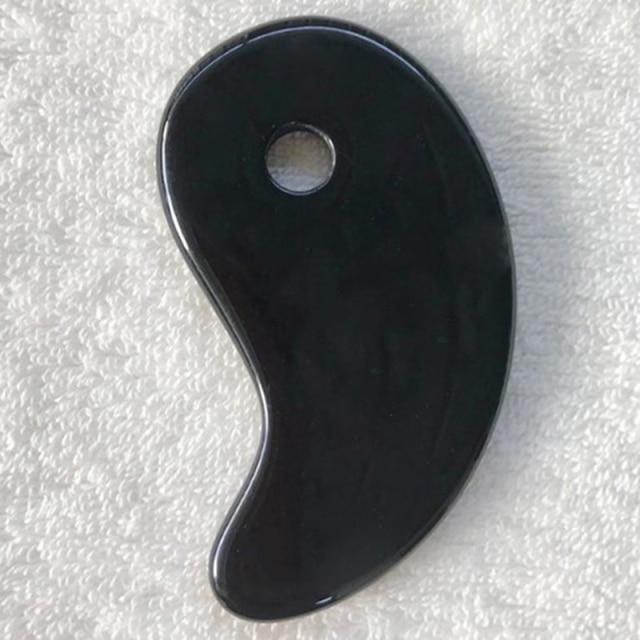 Pryskyřičný včelí vosk Guasha Face Scraper Massager Akupunktura Gua Sha Board Face Acupoint Eye Neck Care SPA Skin Lifting Masážní nástroj
