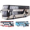 1:50 Luxusní Autobus Hračka Auto Pro Kluky Kovový Model Pro Děti Stahovací Miniatura Zvuk Světlo Vzdělávací Sběratelský Dárek Dítě