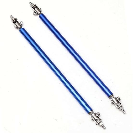 2PCS Universal Front Bumper Lip Splitter Strut Rod Tie Suporte Bar Para BMW F20 F21 M Sport 2015- Hatchback Acessórios Para Carro