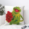 K-Kermits The Frog Pillowcase Soft Polyester Cushion Cover Decorations Throw Pillow Case Cover Sofa Zippered 45*45Cm