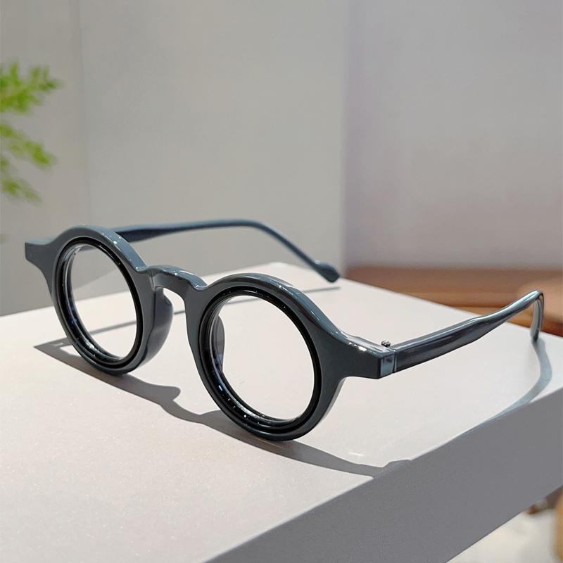 Vintage Round Glasses Men New in Retro Blue Light Blocking Optical Frames Women Trendy Candy Color Rim Eyeglasses