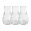 Plastic Clear Bud Vase Decorative Flower Vase Plant Holder Modern Centerpiece Vase for Home Wedding Party