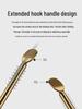High-Sensitivity Barbless Crucian Carp Hook with Extended Shank and Flat Design
