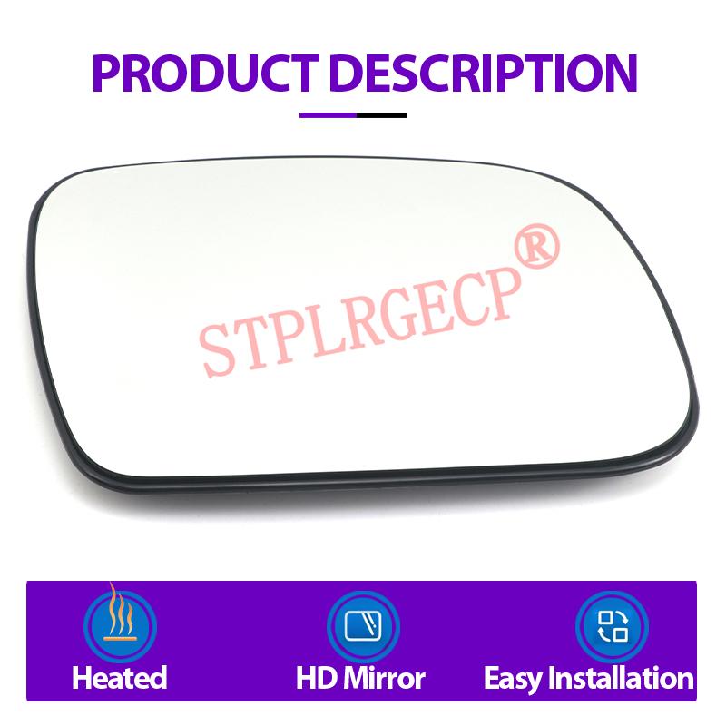 1 PC Door Wing Mirror Glass Heated Left Right Side Car-styling Rearview Mirror for Peugeot 407 2004-2011 307 2005-2008