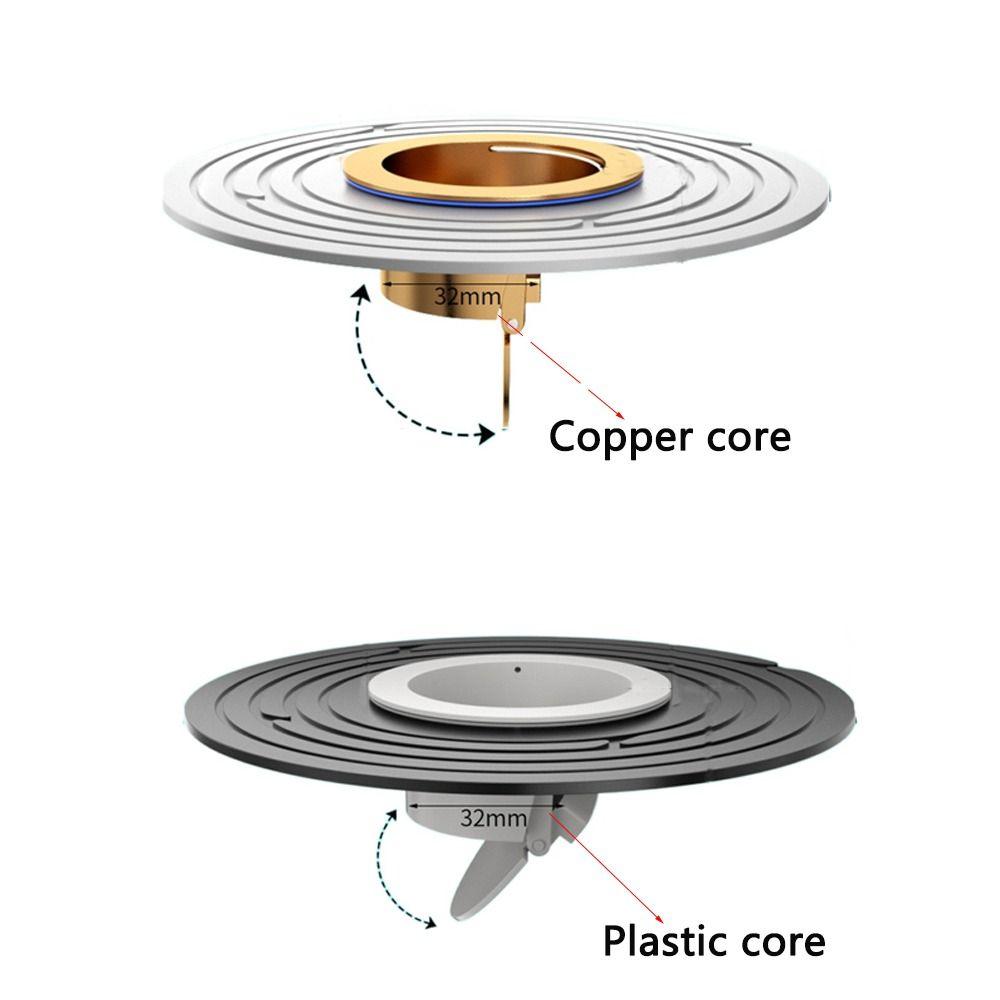 Backflow Preventer Shower Floor Drain Dectable Universal Sink Strainer Anti-odor Fast Drainage Floor Drain Bathroom Supplies