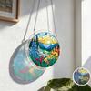 Pencereye Asılan Süs Güneş Tutucu Yapboz Vitray Efektli Dekoratif Işık Gölge Sanat Parçası Balkon Pencere Dekorasyonu İçin Hediye