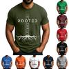 Populair heren T-shirt met print, ronde hals en korte mouwen.