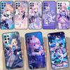 Genshin Impact Sangonomiya Kokomi Pour OPPO A53 A53S 2020 A5 A9 A31 A52 A72 A94 A74 A54 A83 A91 A93 A16 A15 Coque Arrière