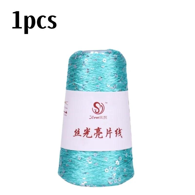 150 Farbe 700M 100g spezielles Paillettengarn DIY Bekleidungszubehör Stoffpuppe Strickgarn