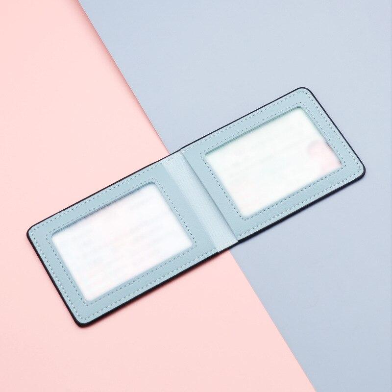 Ultra Thin Card Holder Auto Driver License Bag Artificial PU On Cover for Car Driving Documents ID Card Holder Purse Wallet Case