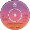 7inch Record REAL THING - Love's Such A Wonderful Thing 7N45701 Pye Records 1977 UK Soul/Funk Used