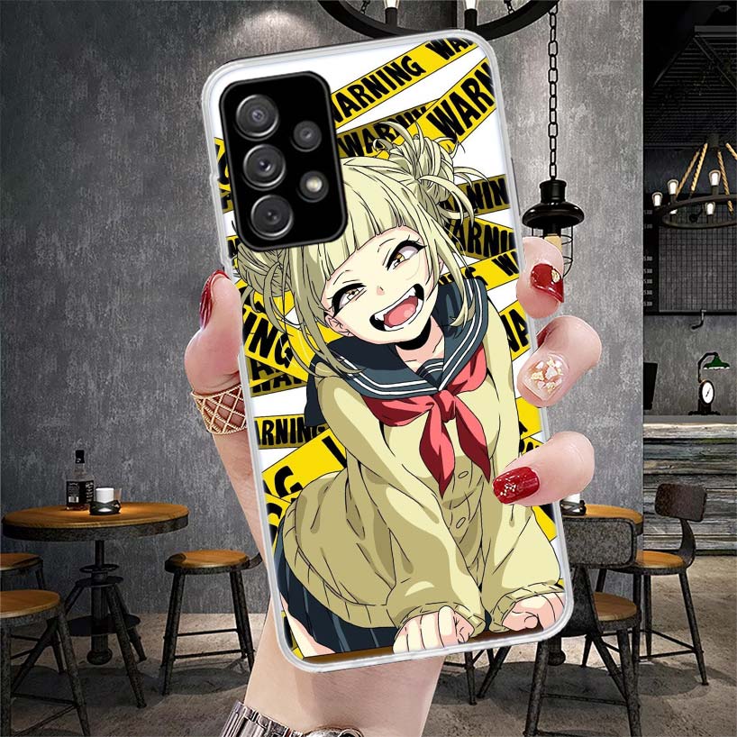 Himiko Toga My Hero Fashion Soft Phone Case For Samsung Galaxy A12 A22 A32 A52 A72 A02S A51 A50S A71 A70 A31 A20S Note 20 Ultra