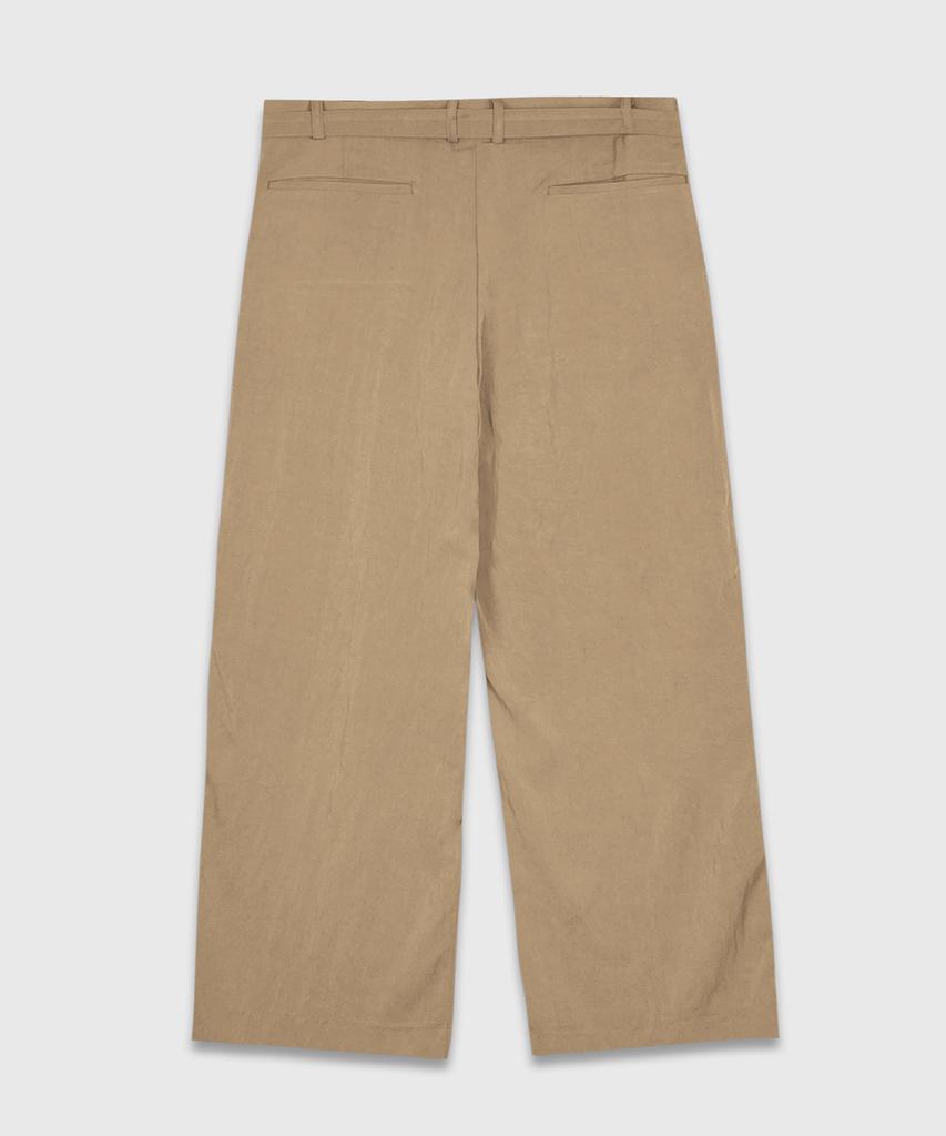 BILLIANT Belted Wide Slacks_Beige