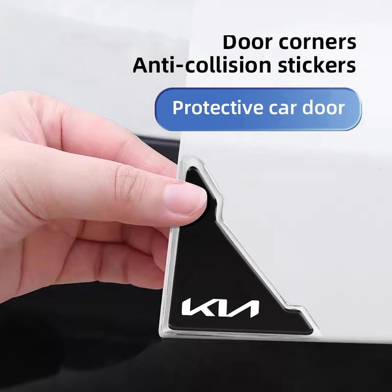 2Pcs Car Door Corner Protector Stickers Decoration For Kia Rio Soul Cerato Soent Sportage Picanto K5 Forte Niro Morning Ceed K3 Ulsap11