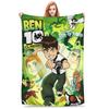 Ben 10 Alien Ben Tennyson Omnitrix Game Blanket Flannel Throw Blanket Summer Air Conditioning Decoration Soft Warm Bedsprea,
