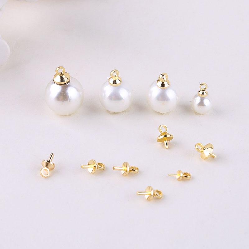 Nägel für Perlen 4*8mm Neue DIY-Zubehörteile DIY 20 Stück Schmuckherstellung Hochwertige Kleine Schafaugen Anhänger Perlen