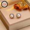 Natuurlijke Zoetwaterparel Oorbellen Mode Zirkonia Parel Stud Oorbellen Voor Vrouwen Feest Sieraden
