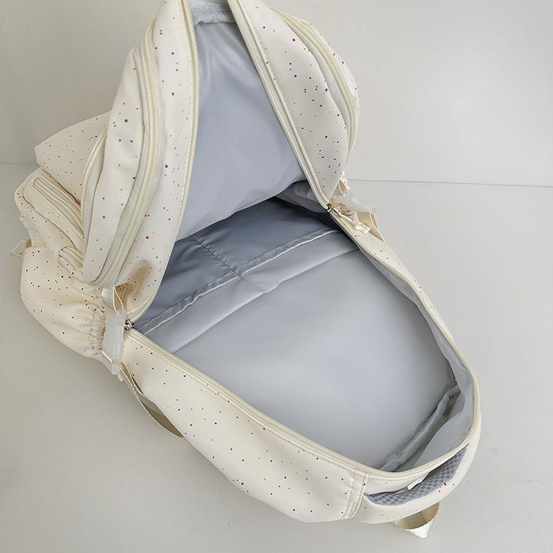 Schoolbag new schoolbag female Korean ins college wind star high value junior high school students multi-compartment lightweight backpack