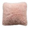 Throw Pillow with Detachable Pillowcase And Hidden Zipper Contarst Color Short Plush