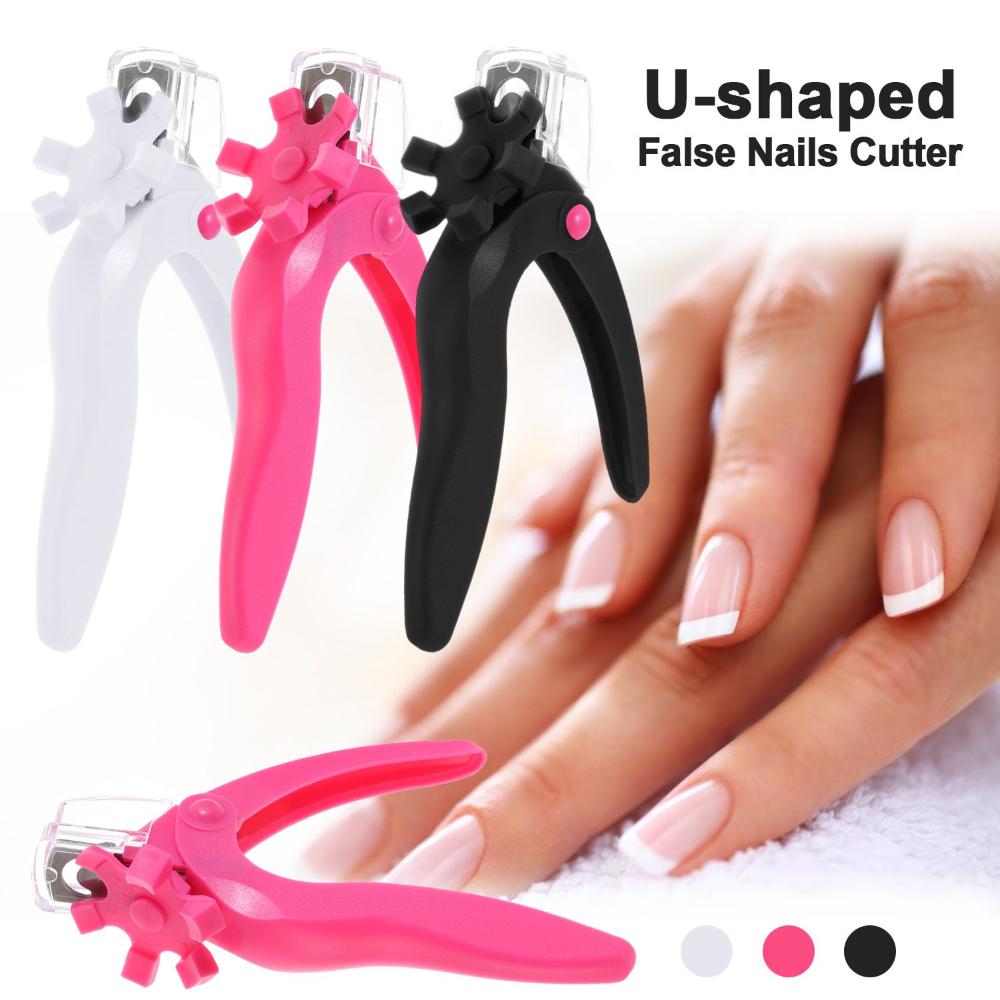 Tool Nail Tip Trimmer Manicure Tools U-shaped False Nails Cutter Fake Nail Clippers Nail Clipper