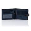 Men' Wallet Natural Leather Visconti Tr-35 Black and Navy Blue