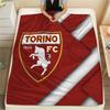 Torino FC Print Flannel Blanket, High Quality Comfortable for All Seasons, Home Decor, Warmth and Comfort