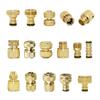 1/2'' 3/4'' 1'' Brass Tap Quick Connecter 16mm 20mm Copper Hose Coupling Adapter Garden Tubing Repair Watering Gun Fittings Tool
