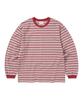 THISISNEVERTHAT Striped L/S Tee Red