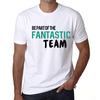 Men’s Vintage Tee Shirt Graphic T Shirt Be Part of The Fantastic Team White