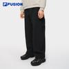 FUSION Men's Loose Straight-Leg Woven Trousers