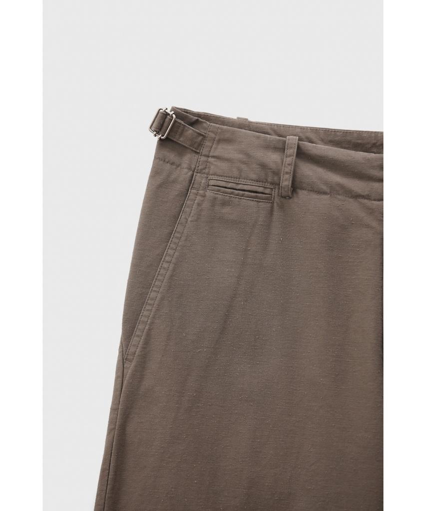 YOUTH Washed Wide Chino Pants - Moss