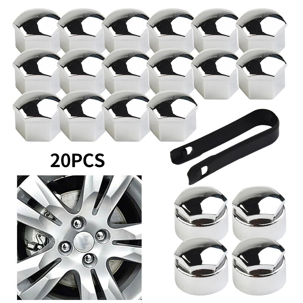 100% Brand New Nut Cap Wheel Bolts 20x 17mm Chrome