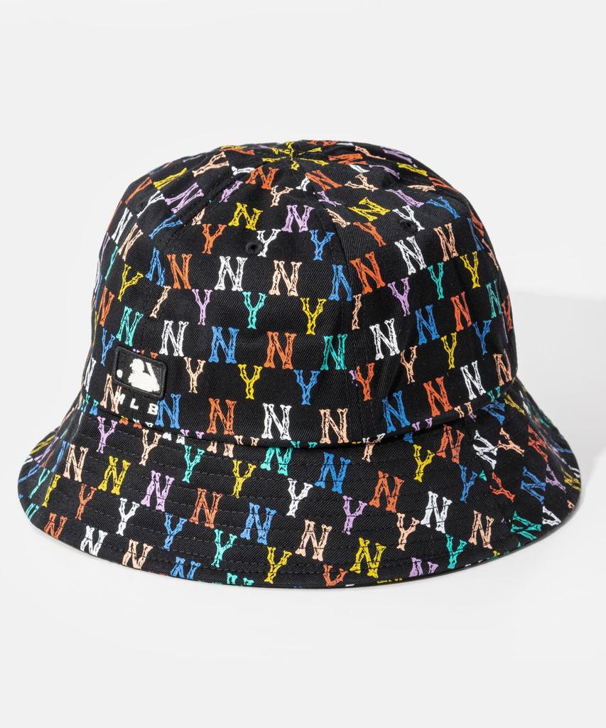 MLB Korea Bucket Hat 32CPH4111MONOGRAM RAINBOW DOME MULTICOLLAR Brand Size: 59H  Japanese Size (approx.): M [Product]