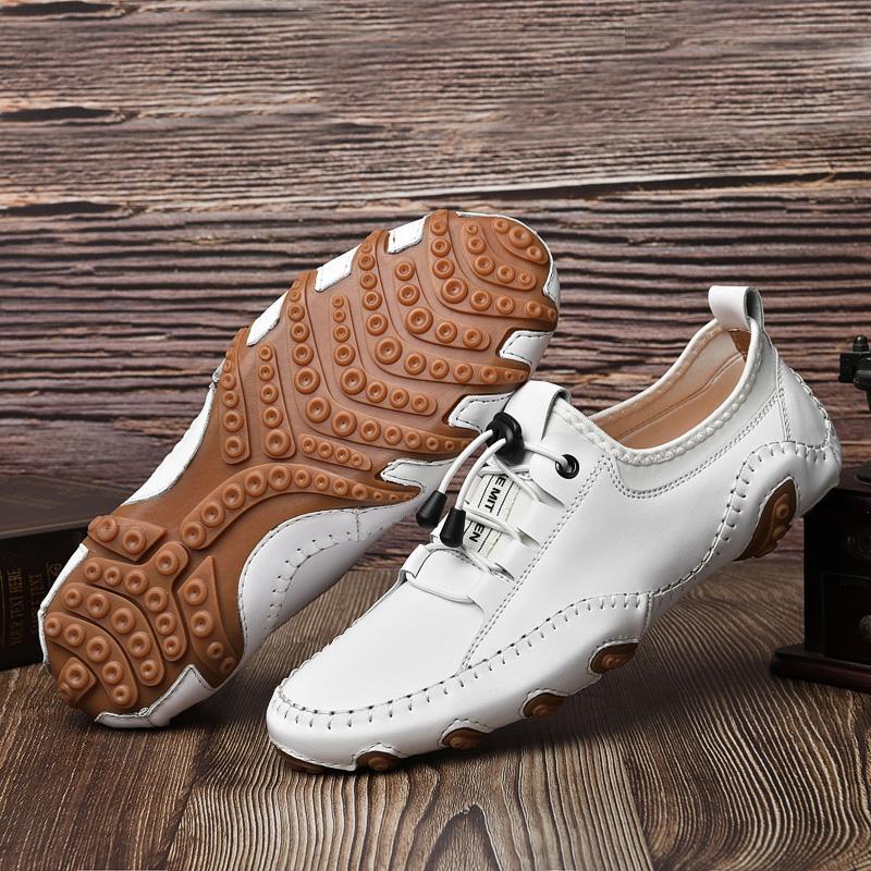 Genuine Leather Casual Leather Shoes Men Loafers Comfortable Driving Shoe Moccasins Man Flats Shoes