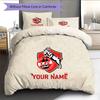 Custom Name 1.FC Köln Pattern Bedding Quilt Set  Home Decoration  Gift (1 * Duvet Cover + 2 * Pillowcase  Without Core)