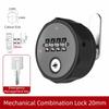Round Padlock Cabinet Password Lock Weatherproof Combination Cabinet Lock  For Gym School Locker