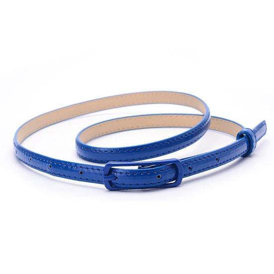 Belt Thin Style Adjustable Faux Leather Women Waist Belt for Daily Wear