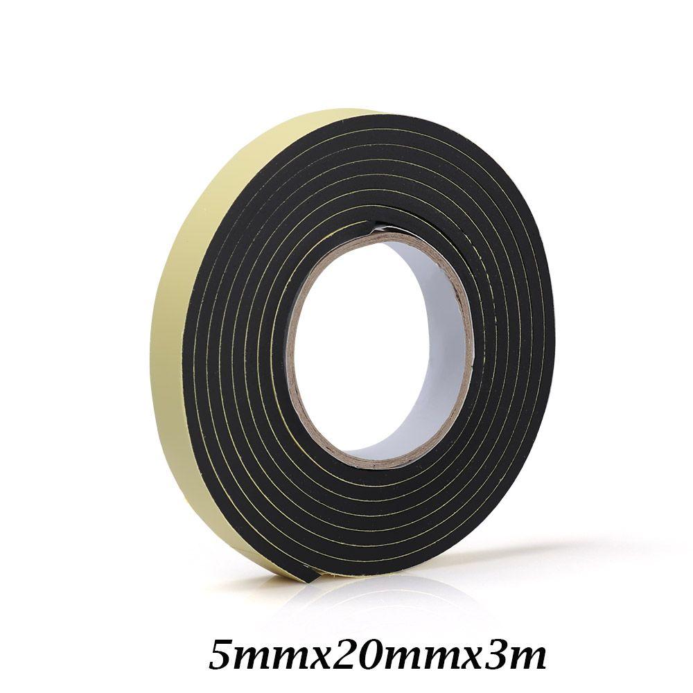 Window Door Sound insulation Foam Sponge Seal Strip Rubber Strip Tape Single Sided Adhesive