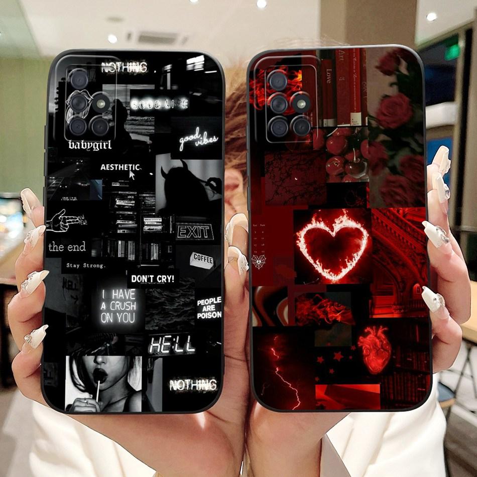 For Samsung Galaxy A71 A51 4G Fashion Dusk Beach Painting Phone Case For Samsung A51 A71 4G Soft Silicone Shockproof Cases