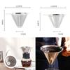 Kompakter Kaffeefilter Kegelhalter Heißwasser Sieb Tragbar