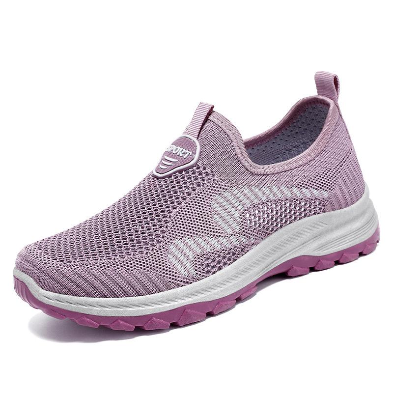 Shoes Women's Summer Mesh Shoes Middle-aged and Elderly Casual Sports Shoes Old Beijing Walking Shoes Soft Sole Not Tired Mother Shoes